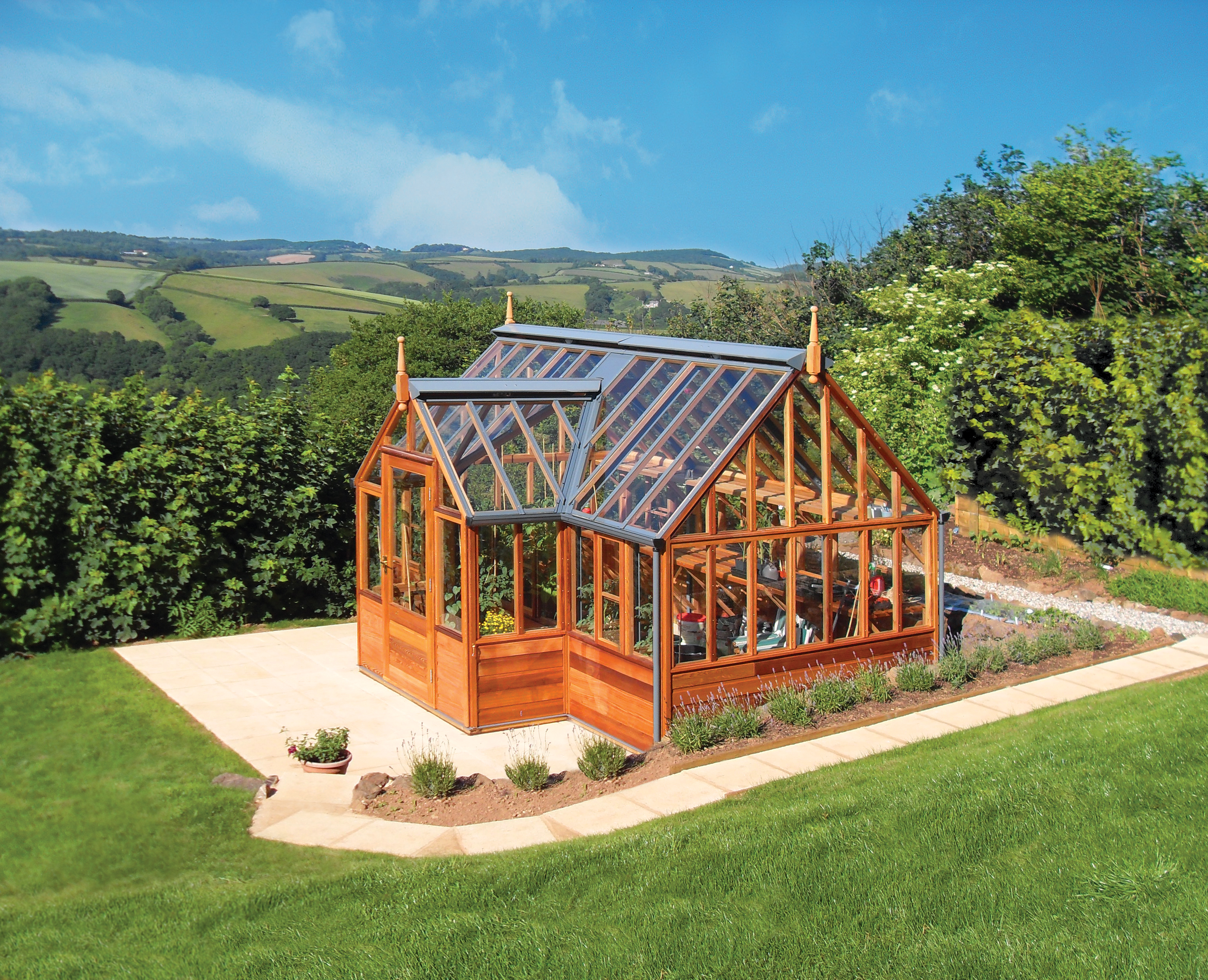 Gabriel Ash Greenhouses Portico Lionel Coulot Gardens